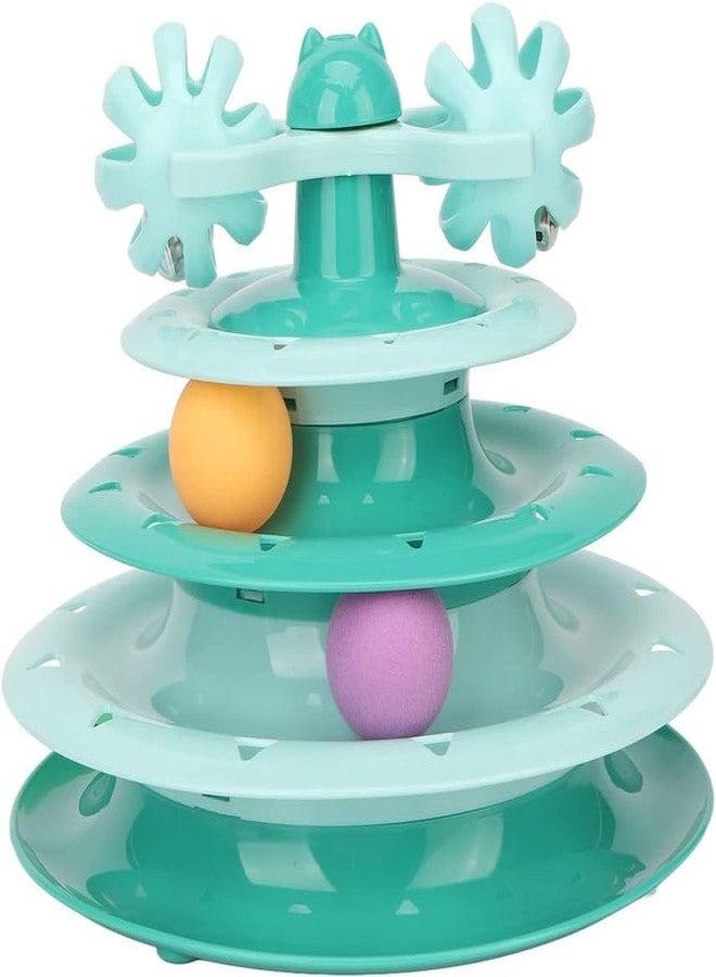BohoBark Interactive Cat Toy Roller with 4 Levels and 3 Colorful Balls - Promotes Mental and Physical Exercise for Kittens - Image 1
